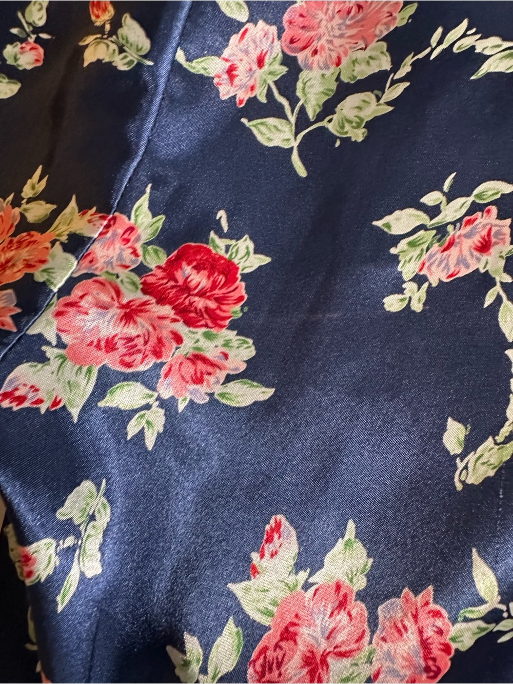 Vintage WITNESS Lingerie Floral Satin Kimono Robe 🌹✨ - Picture 7 of 7